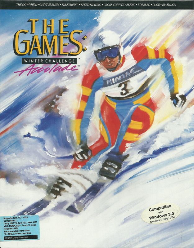 Winter Challenge box art for Sega Mega Drive
